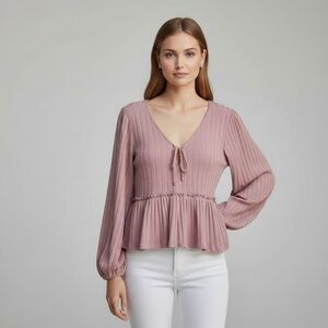 Alter’d State Long Sleeve Peasant Top
